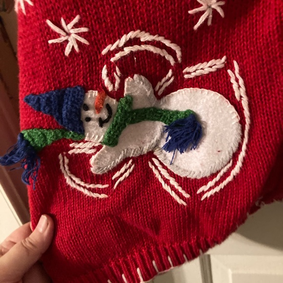 Christmas snowman sweater - Picture 6 of 8